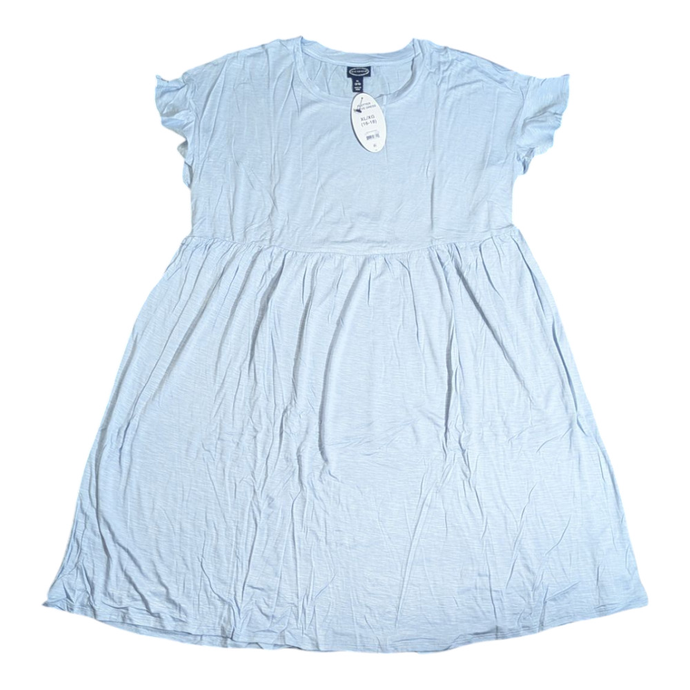 Scoop women's flutter dress size 16-18 XL Blue summer outfit Brand New With Tags